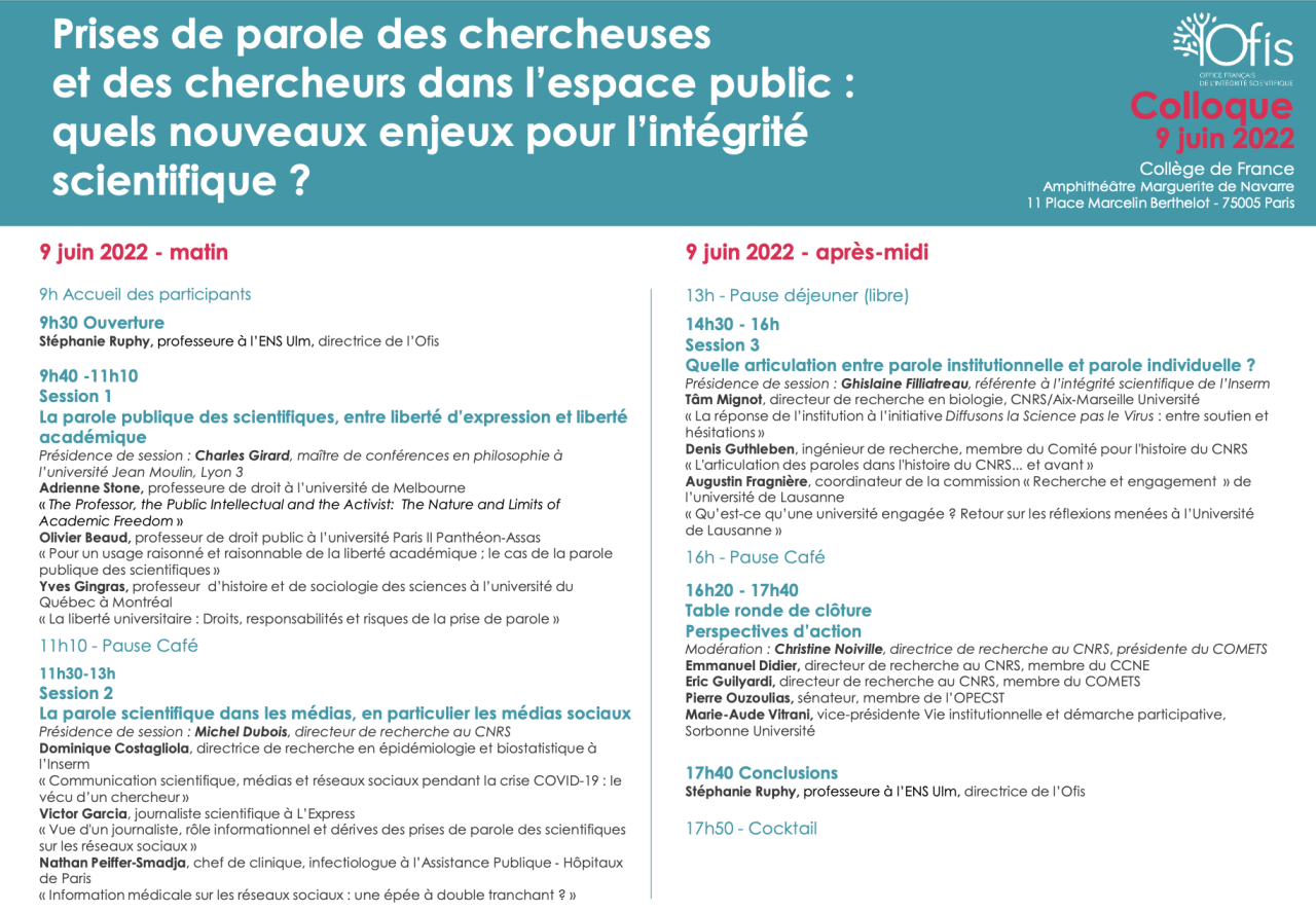 Colloque OFIS 9 juin 2022