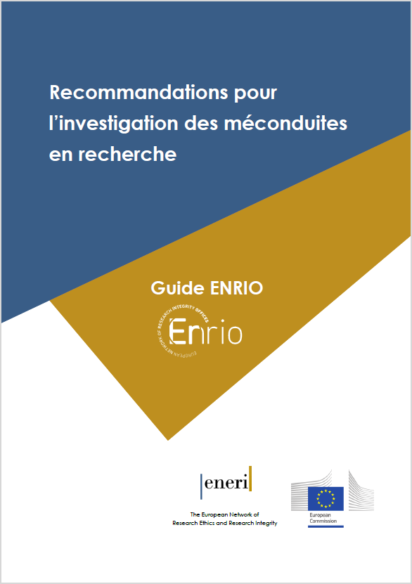 Page de couverture guide ENRIO