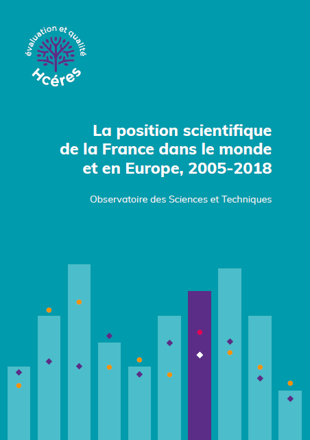 Couverture du rapport "La position scientifique de la France dans le monde et en Europe, 2005-2018"